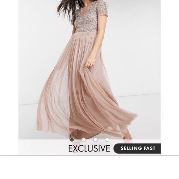 BRAND NEW ASOS Maya Bridesmaid Dress Size US 2 - Picture 7 of 14